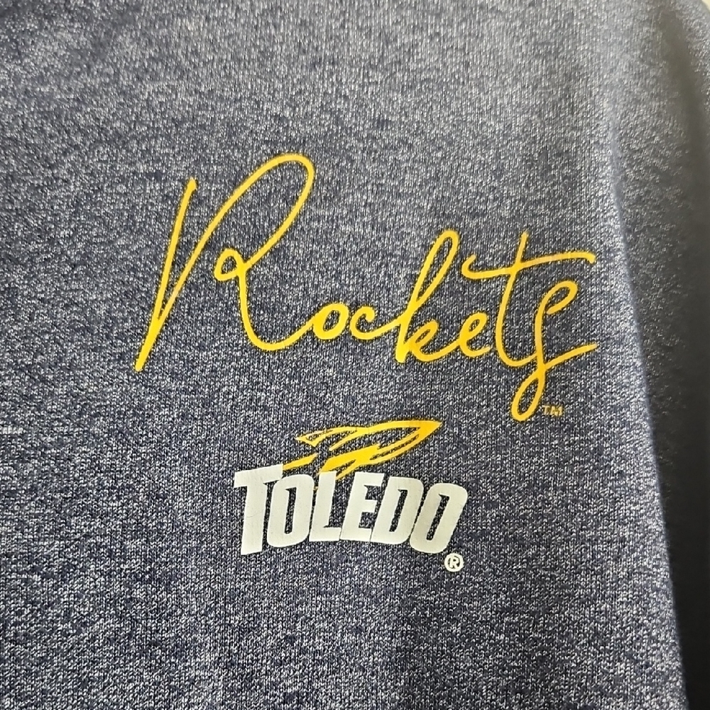Toledo Rockets Champion Navy Zip-Up Sweater